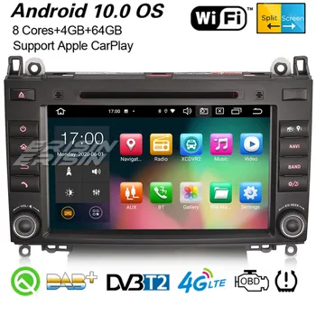 Erisin 8121 8-Ядерный Android 10 CarPlay Автомобильный стерео WiFi BT DSP DAB + Navi Для Mercedes-Benz A/B Class Sprinter Viano Vito VW Crafter