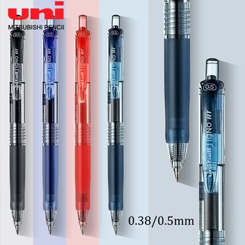 Japan UNI Kawaii Gel Pen Set L Синяя Шариковая Ручка 0,38 /0,5 мм Милые Школьные Принадлежности С Черным Наполнением Офисные Аксессуары Канцелярские Принадлежности