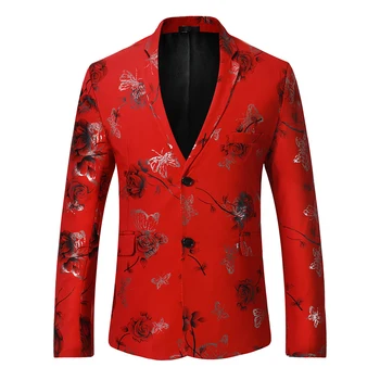 Весенне-осенний Однотонный Полосатый Блейзер ручной вязки 2023, мужской костюм-свитер, трендовый красивый мужской костюм single west, мужская официальная куртка 0