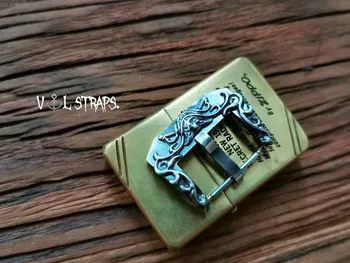 Механические часы ручной работы из стерлингового серебра, американская винтажная пряжка для часов pirate captain